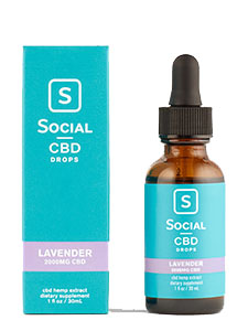 Lavender Isolate CBD Oil Drops Social CBD Review