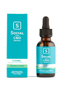 Natural-Flavor Broad Spectrum CBD Drops Social CBD Review