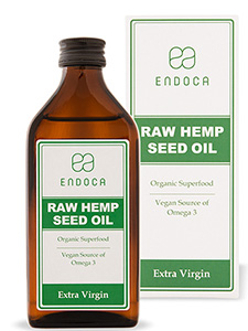 Raw Organic Hemp Seed Oil