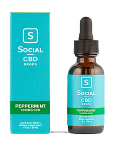 Peppermint Isolate CBD Oil Drops