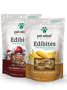 Pet Releaf Crunchy Edibites-Elixinol Review