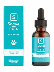 Pets Unflavored Broad Spectrum CBD Drops Social CBD Review